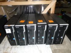 * 5 X Acer Veriton X2632G Towers and 1 X Acer Veriton X2640G Tower. Hard drives have been removed