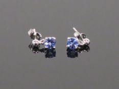 * 9 Carat Tanzanite Earrings (Retail Price £485) (41250)