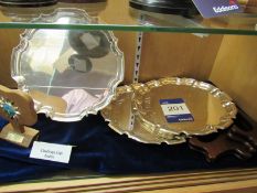 3 Salvers and various Trophies