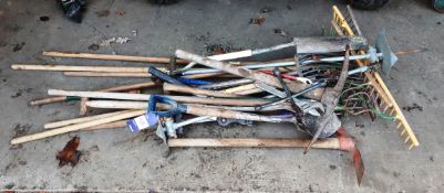 Assortment of hand tools