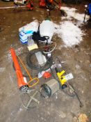 Assortment of spraying equipment