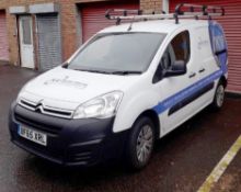 Citroen Berlingo 1.6 HDi, registration BF65 XRL, V5 document, odometer reading at time of