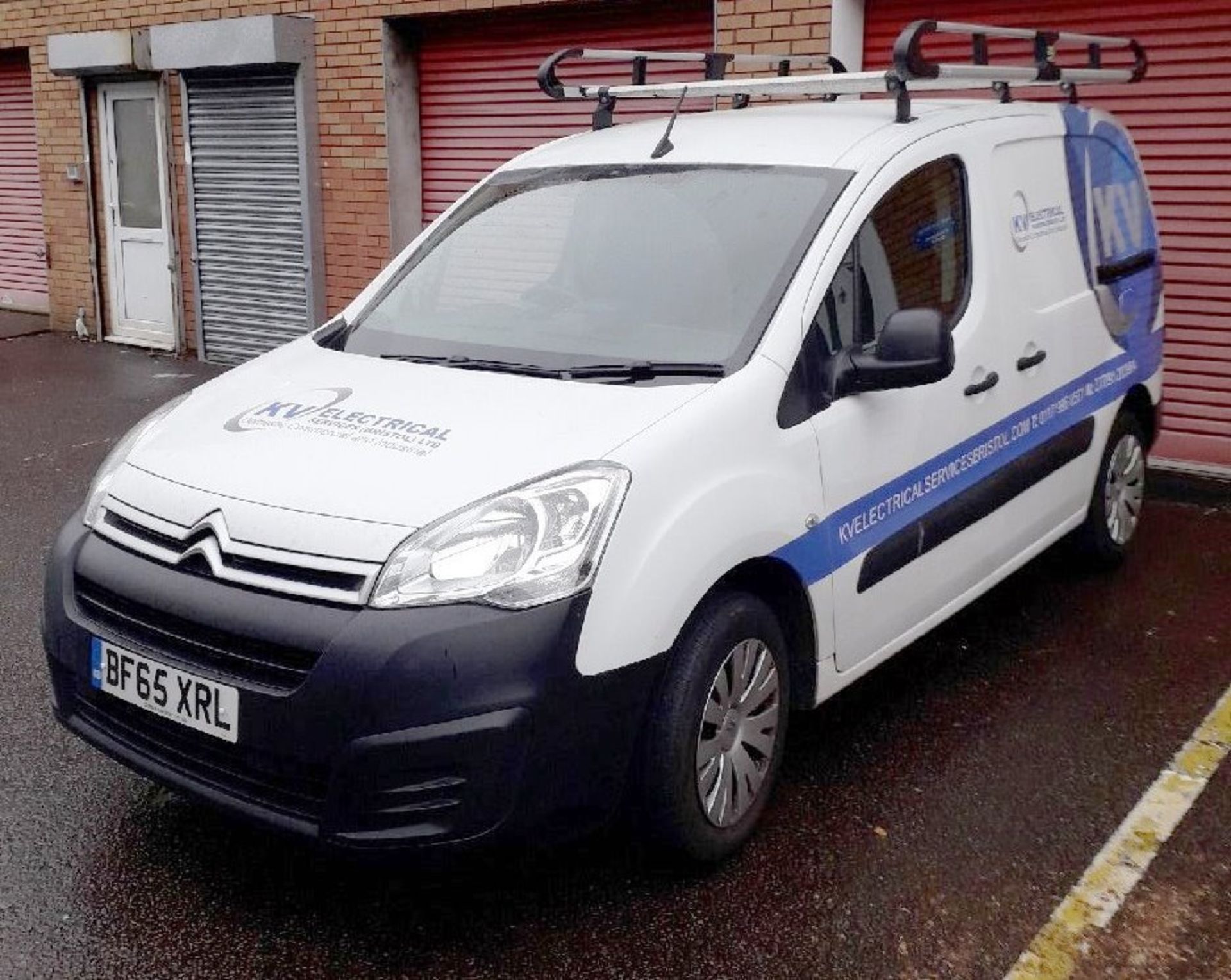 Citroen Berlingo 1.6 HDi, registration BF65 XRL, V5 document, odometer reading at time of