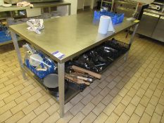 Stainless steel Work Table