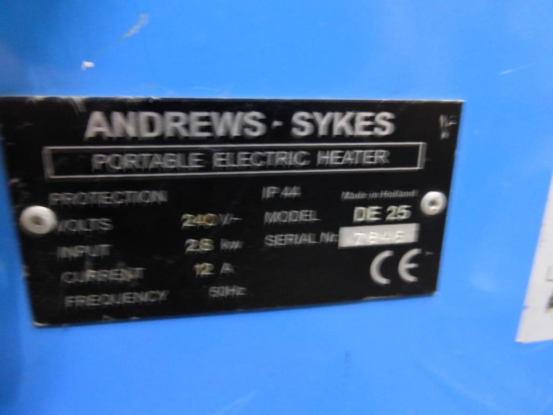 * An Andrews Sykes 240V Heater together with another Heater - Image 2 of 5