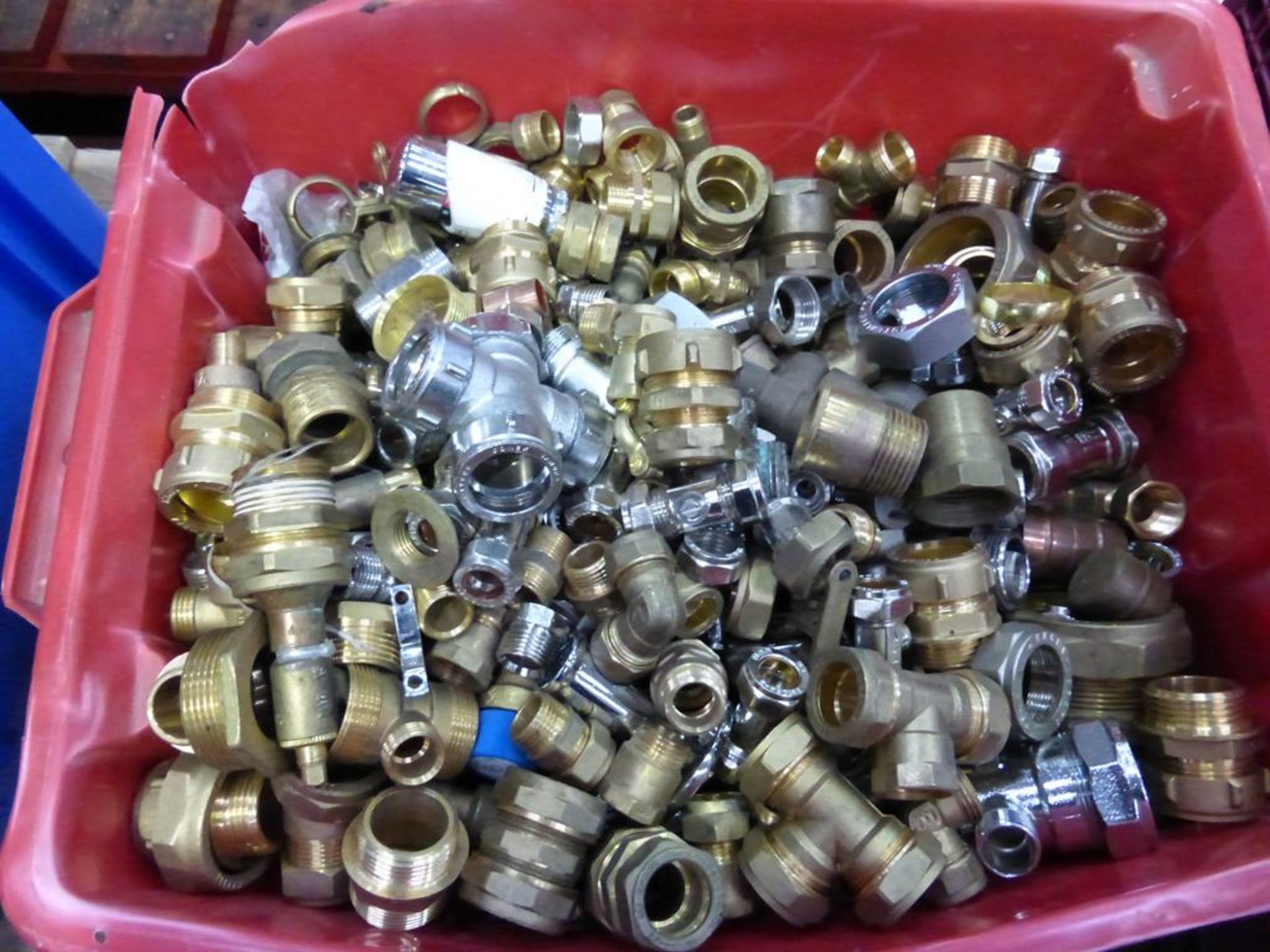 * 3 x boxes of mainly Brass Pipe Attachment/Fitting Spares - Image 4 of 4