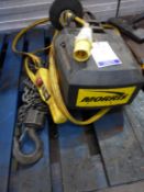 * Morris 110V Pendant Controlled Chain Hoist