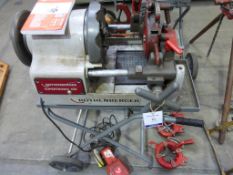 * Rothenberger Supertronic 3 SE Pipe Threading Machine c/w Stand etc. Please note there is a £5 plus