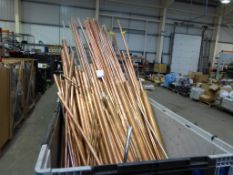* A stillage to contain an Assortment of Various Sized Copper Piping (stillage not included). Please