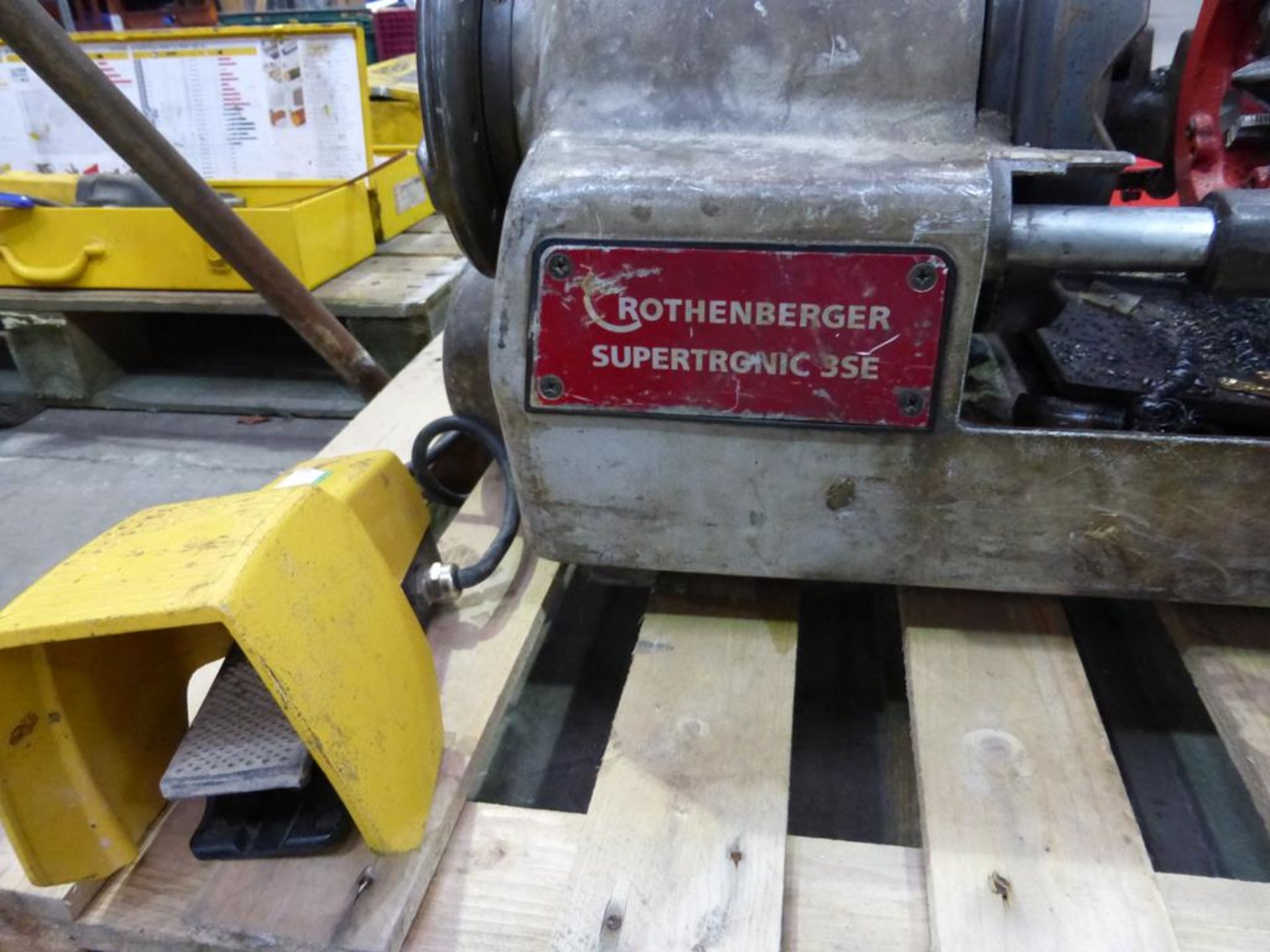 * Rothenberger Supertronic 3 SE Pipe Threading Machine. Please note there is a £10 plus VAT lift out - Image 2 of 5