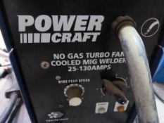 * PowerCraft No Gas 130 amp Mig Welder