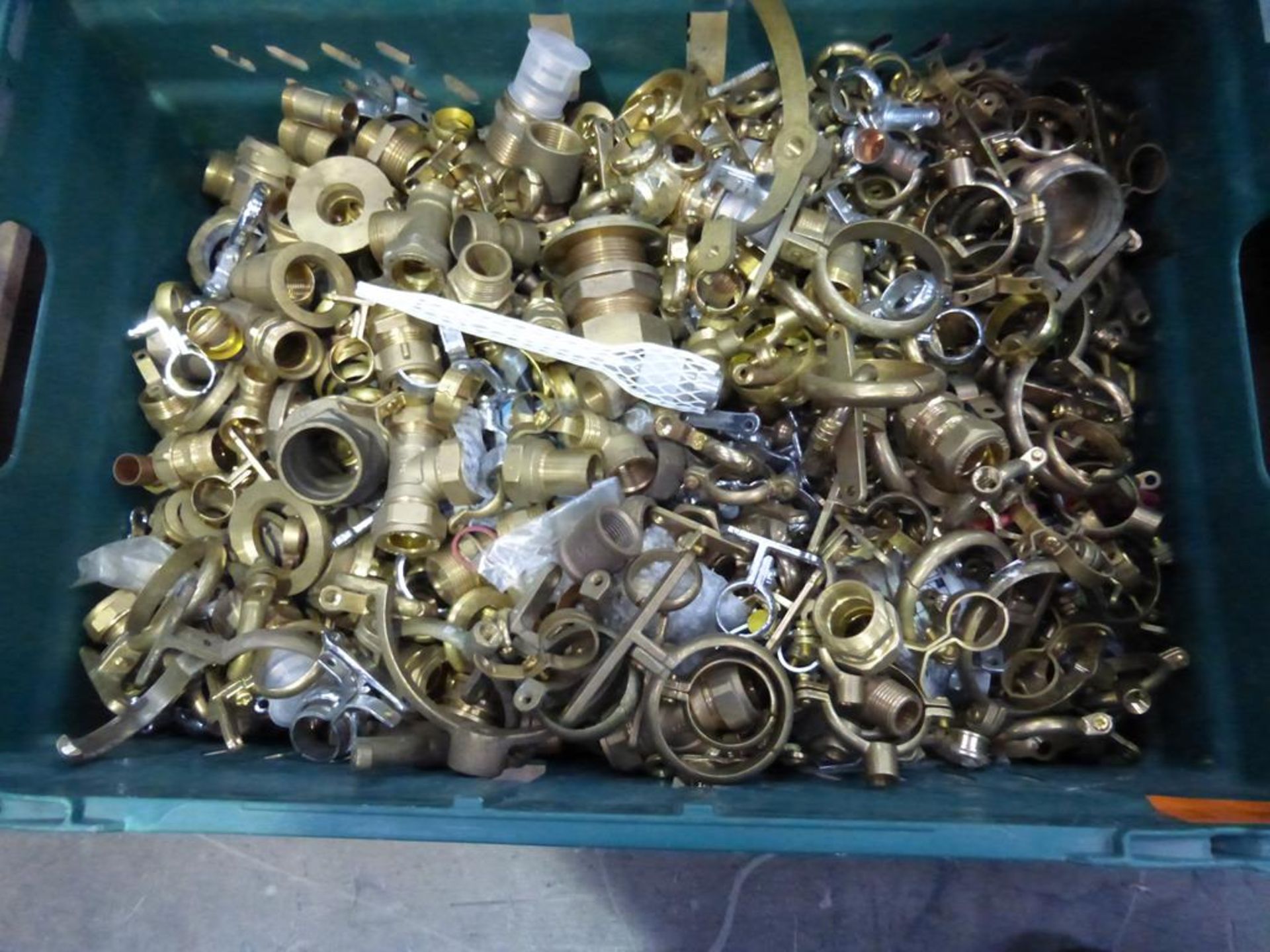 * 3 x boxes of mainly Brass Pipe Attachment/Fitting Spares - Image 2 of 4