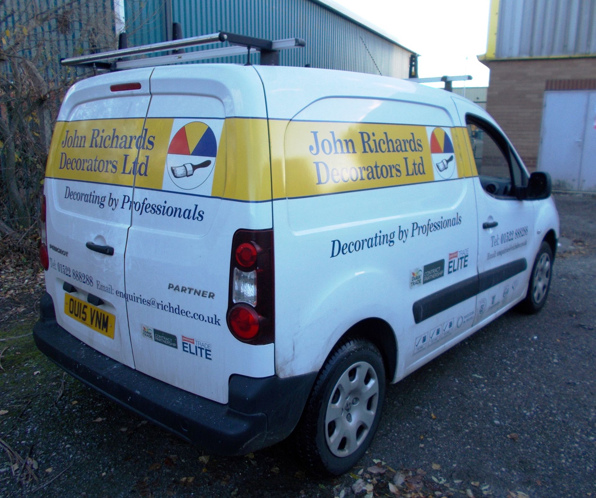 Peugeot Partner 625 Profession L1 HDI Panel Van, registration OU15 VNM, first registered 30 March - Image 3 of 11