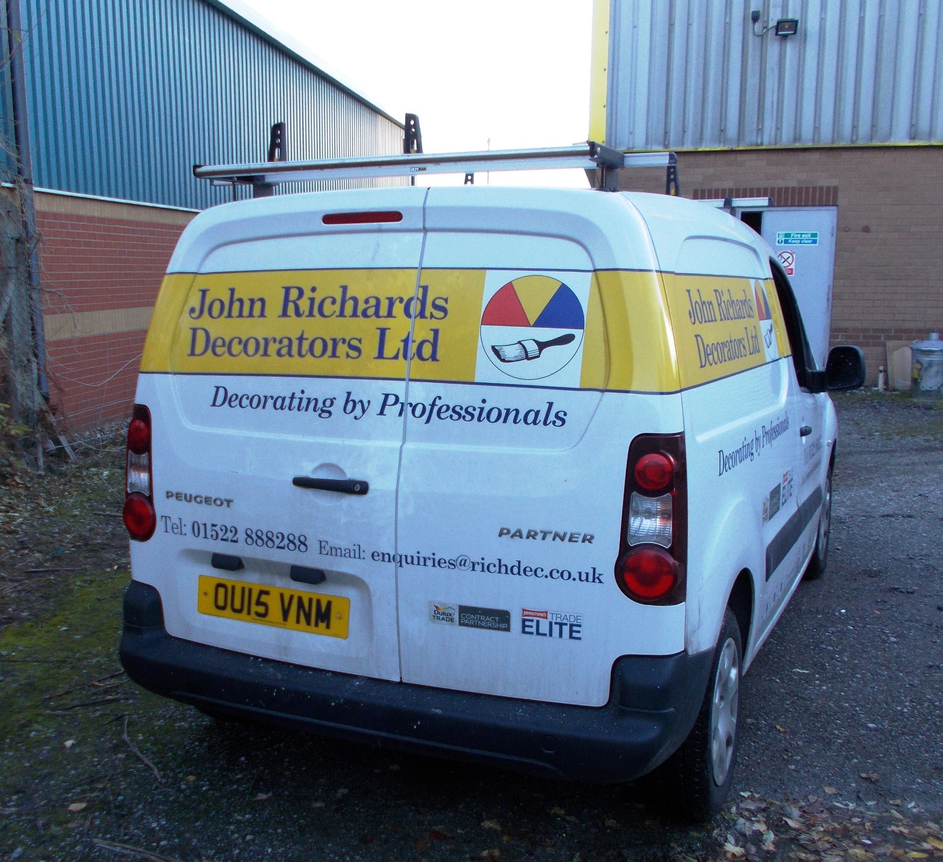 Peugeot Partner 625 Profession L1 HDI Panel Van, registration OU15 VNM, first registered 30 March - Image 4 of 11