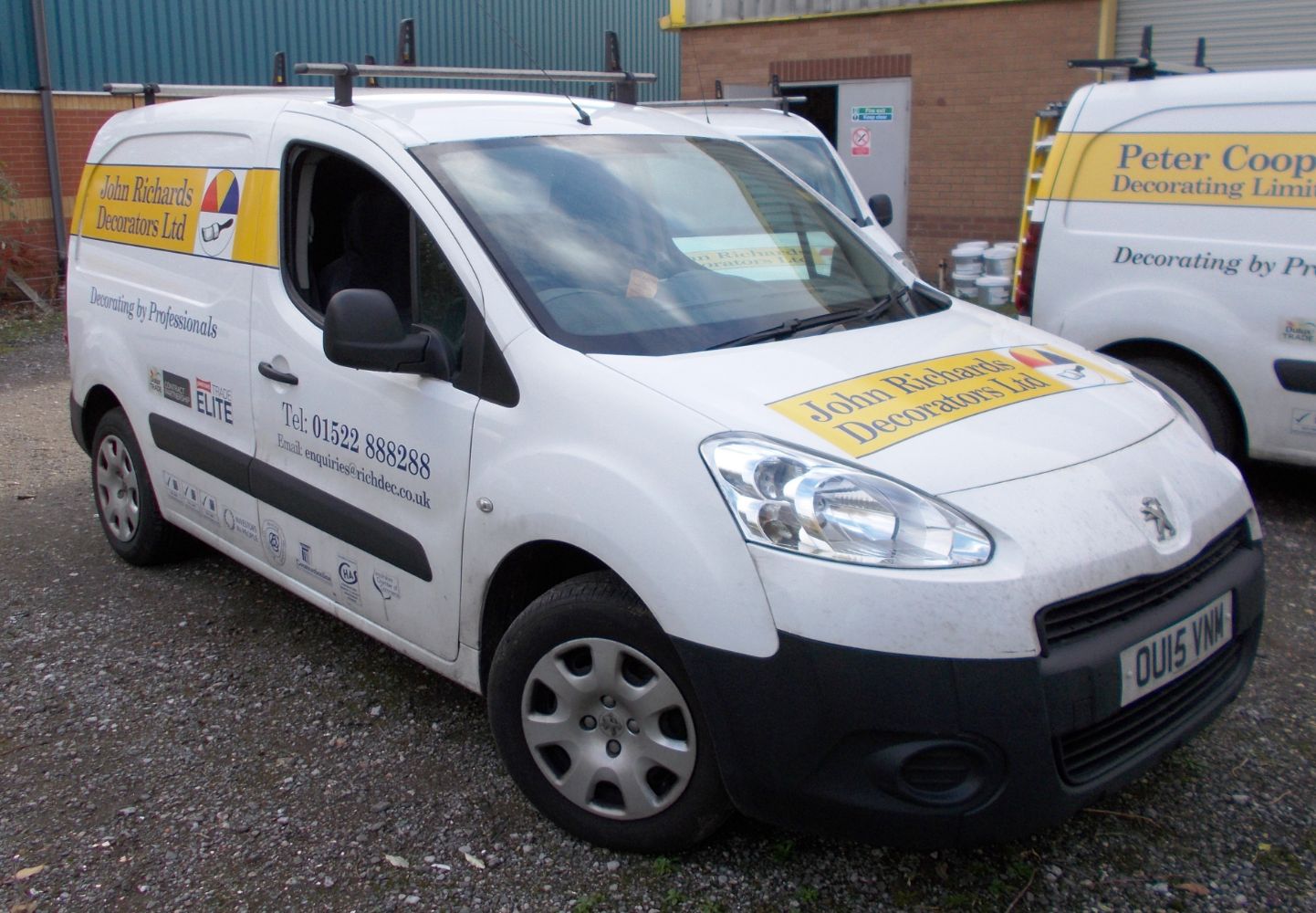 Vehicles & Contents of a Commercial Decorators