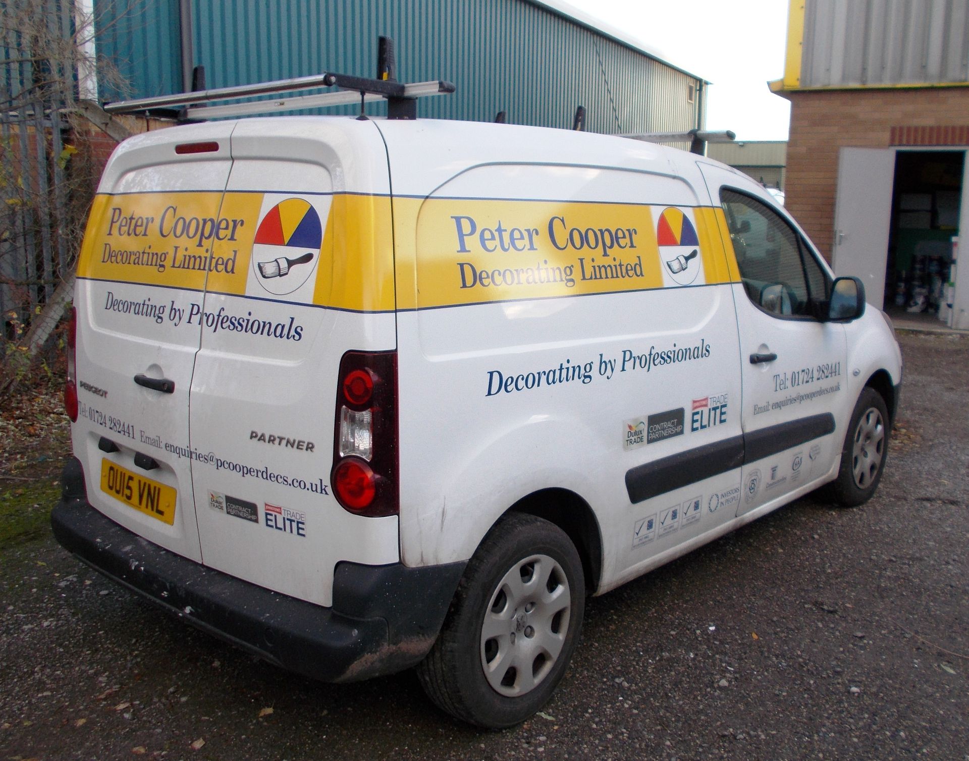 Peugeot Partner 625 Profession L1 HDI Panel Van, registration OU15 VNL, first registered 30 March - Image 3 of 11