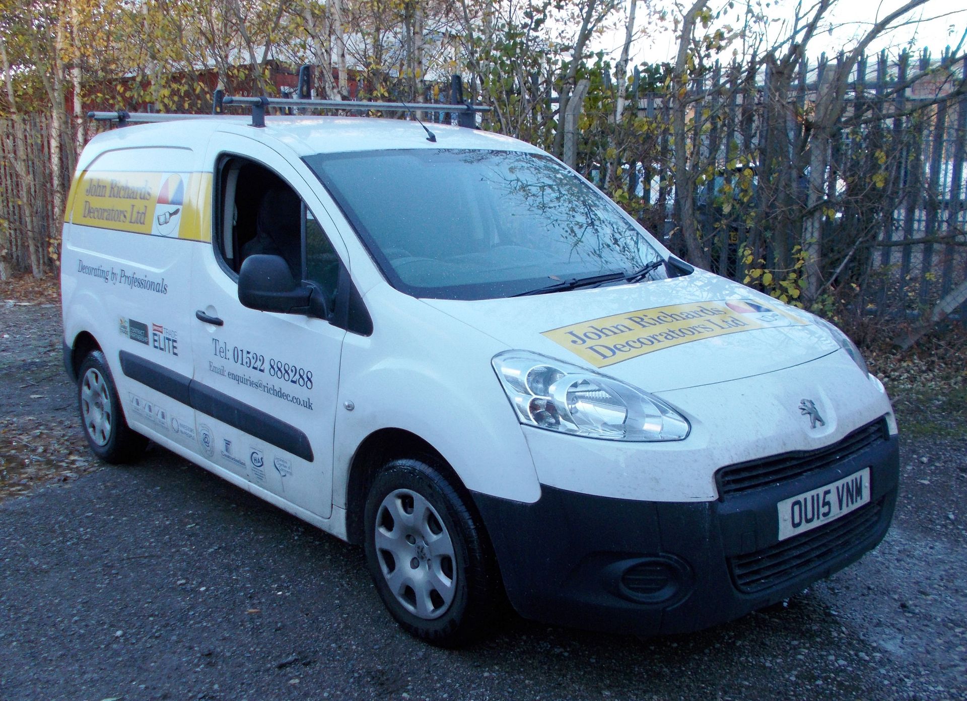 Peugeot Partner 625 Profession L1 HDI Panel Van, registration OU15 VNM, first registered 30 March