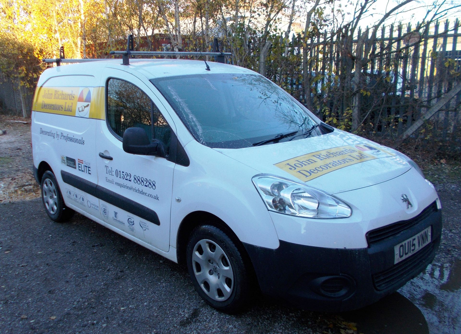 Peugeot Partner 625 Profession L1 HDI Panel Van, registration OU15 VNN, first registered 30 March