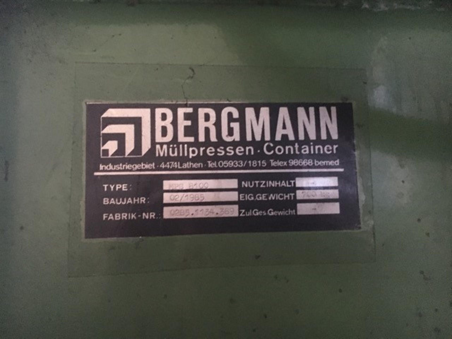 Bergman Cardboard Compactor - Image 4 of 4