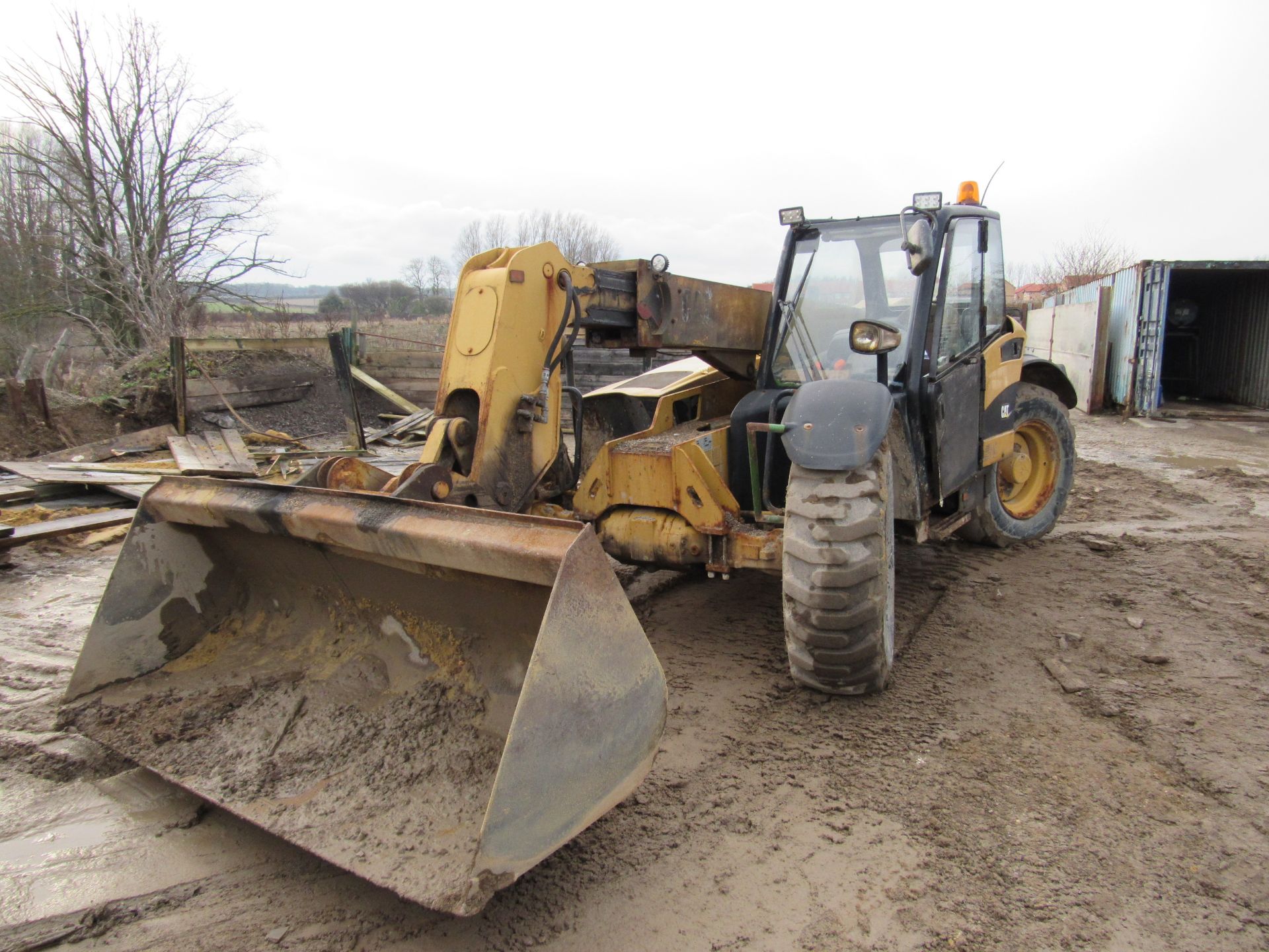 CAT TH330B Telehandler 4312Hrs 4 wheel steer, tel - Image 2 of 14