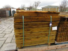 Quantity of 75mm fence paling to pallet