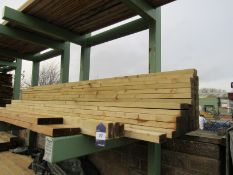 Quantity treated timber C24 easy edge timber