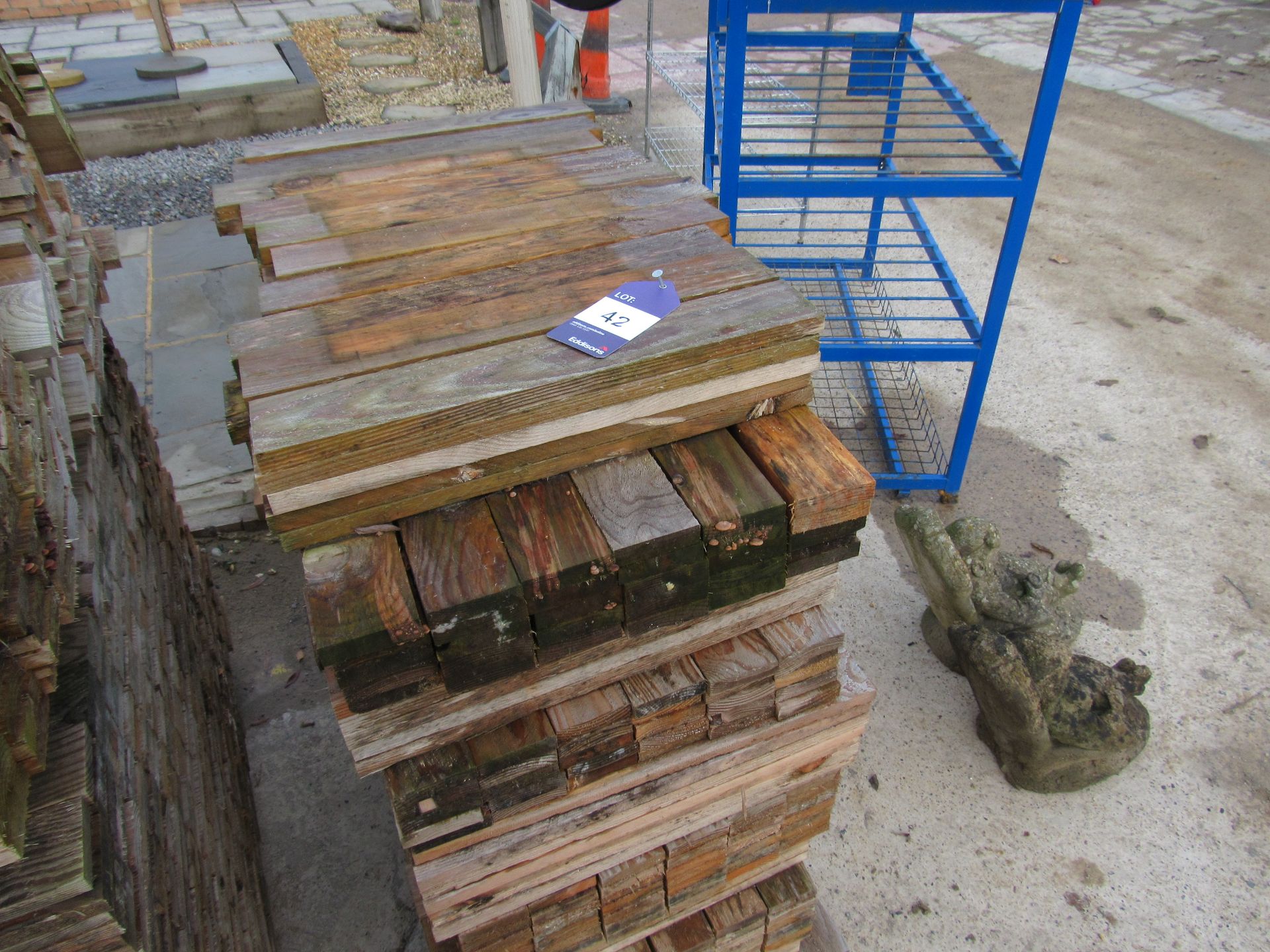 Quantity timber to pallet