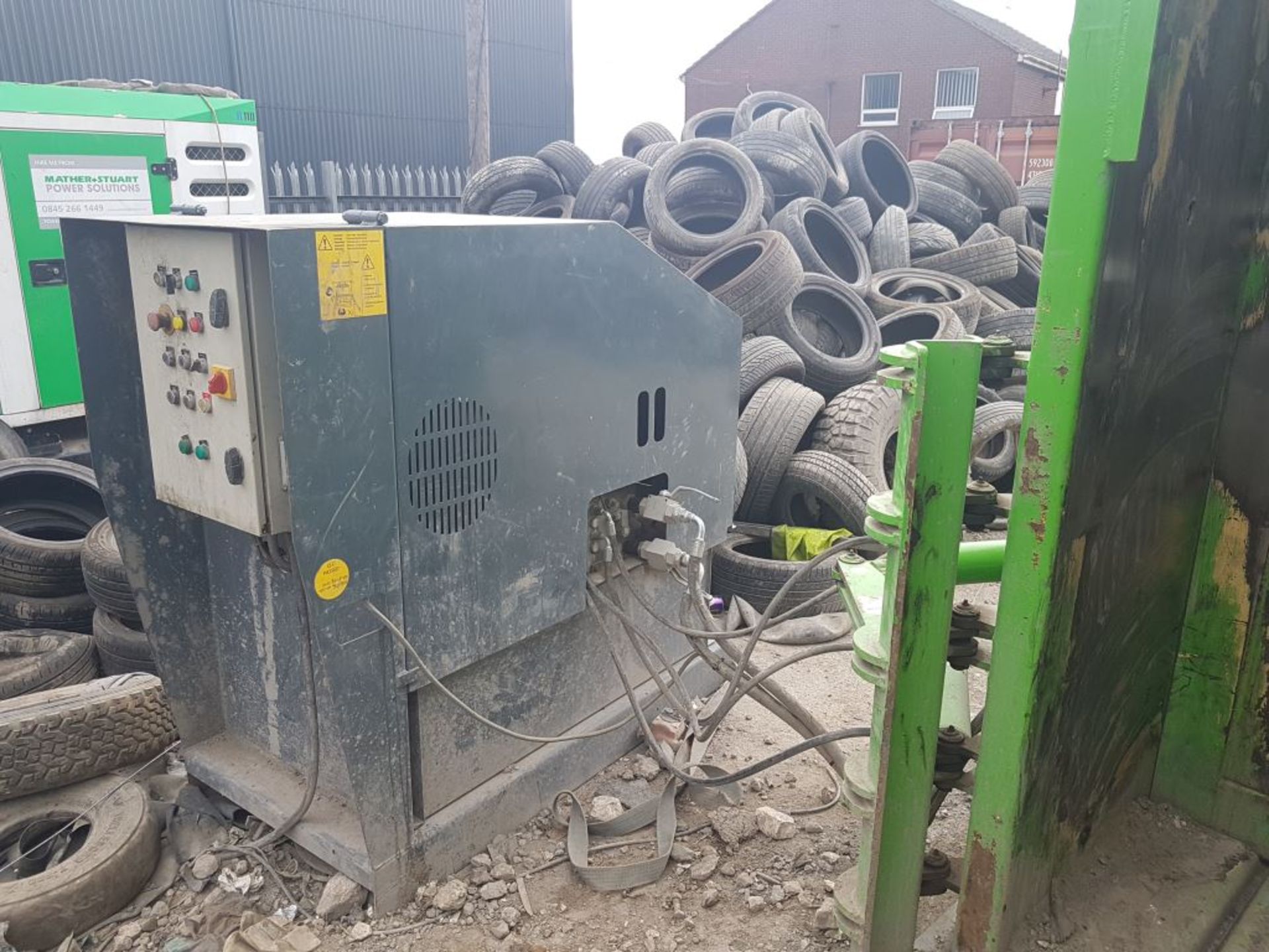 * 2017 LSM V 85 High Capacity Tyre Baler. - Image 7 of 8