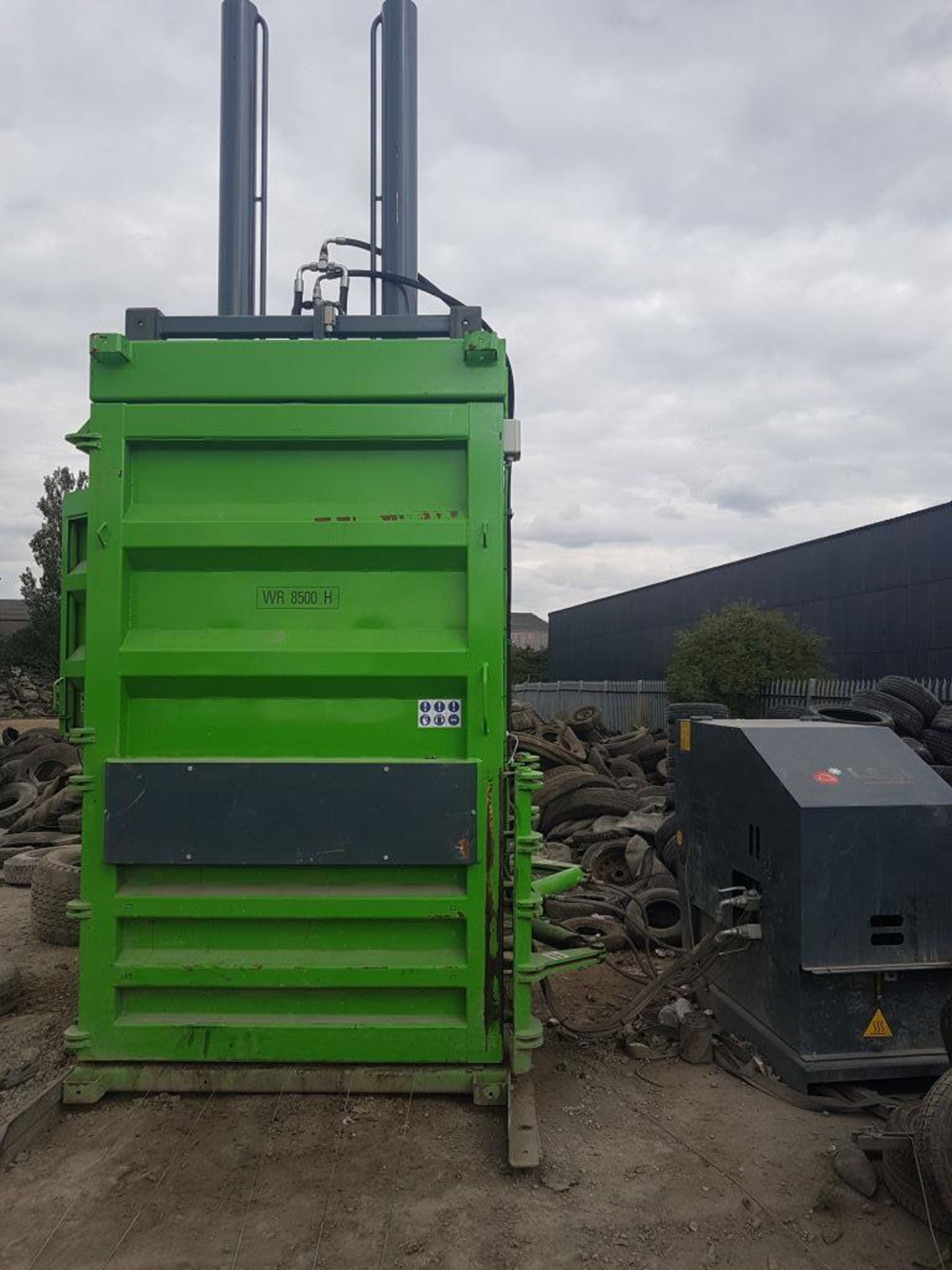 * 2017 LSM V 85 High Capacity Tyre Baler. - Image 2 of 8