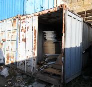20ft Shipping / Storage container. (This lot must be collected by appointment in the week commencing