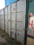 20ft Shipping / Storage container. (This lot is under another lot and must be collected by