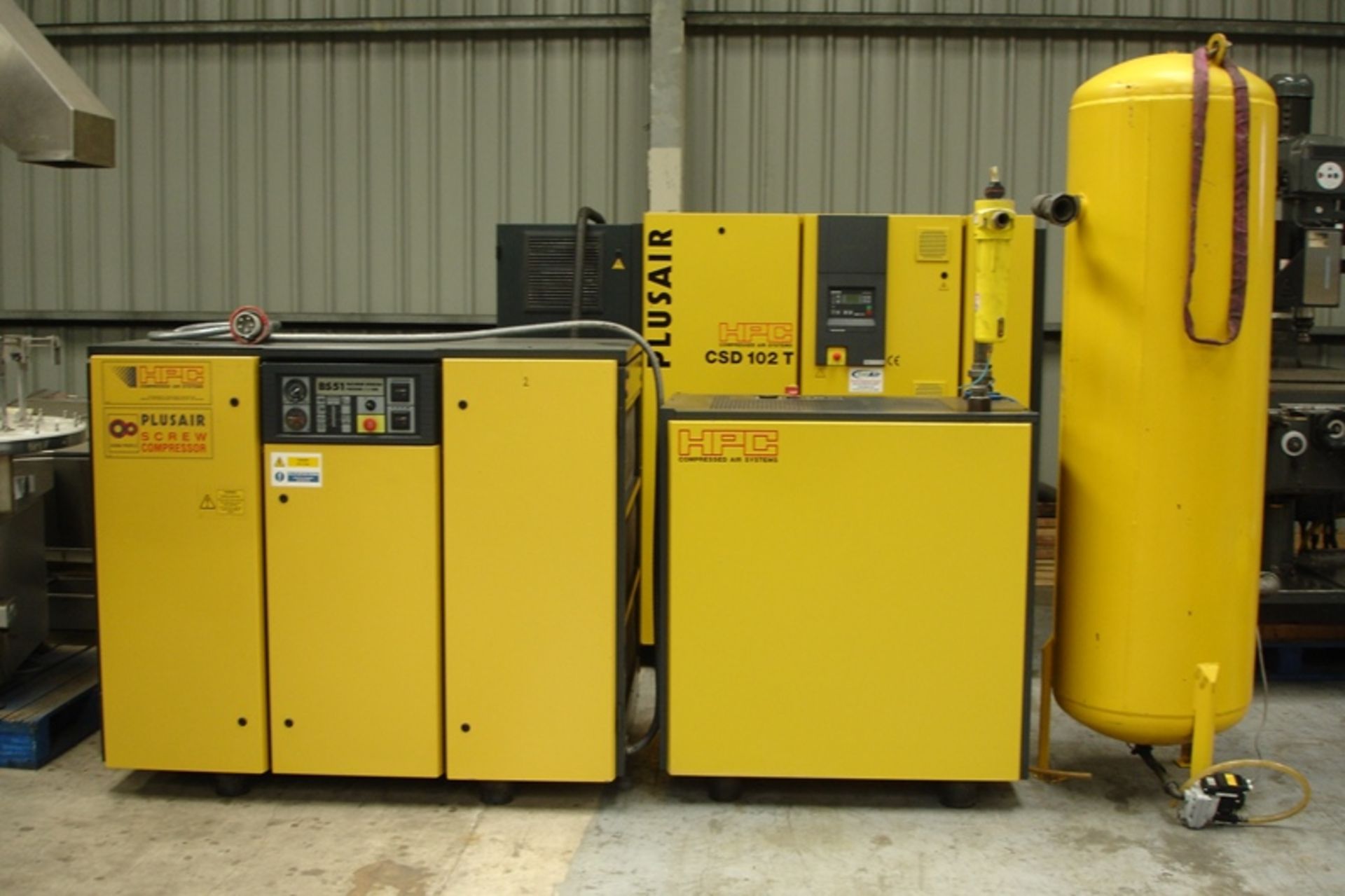 HPC BS51 Compressor with Dryer & Tank