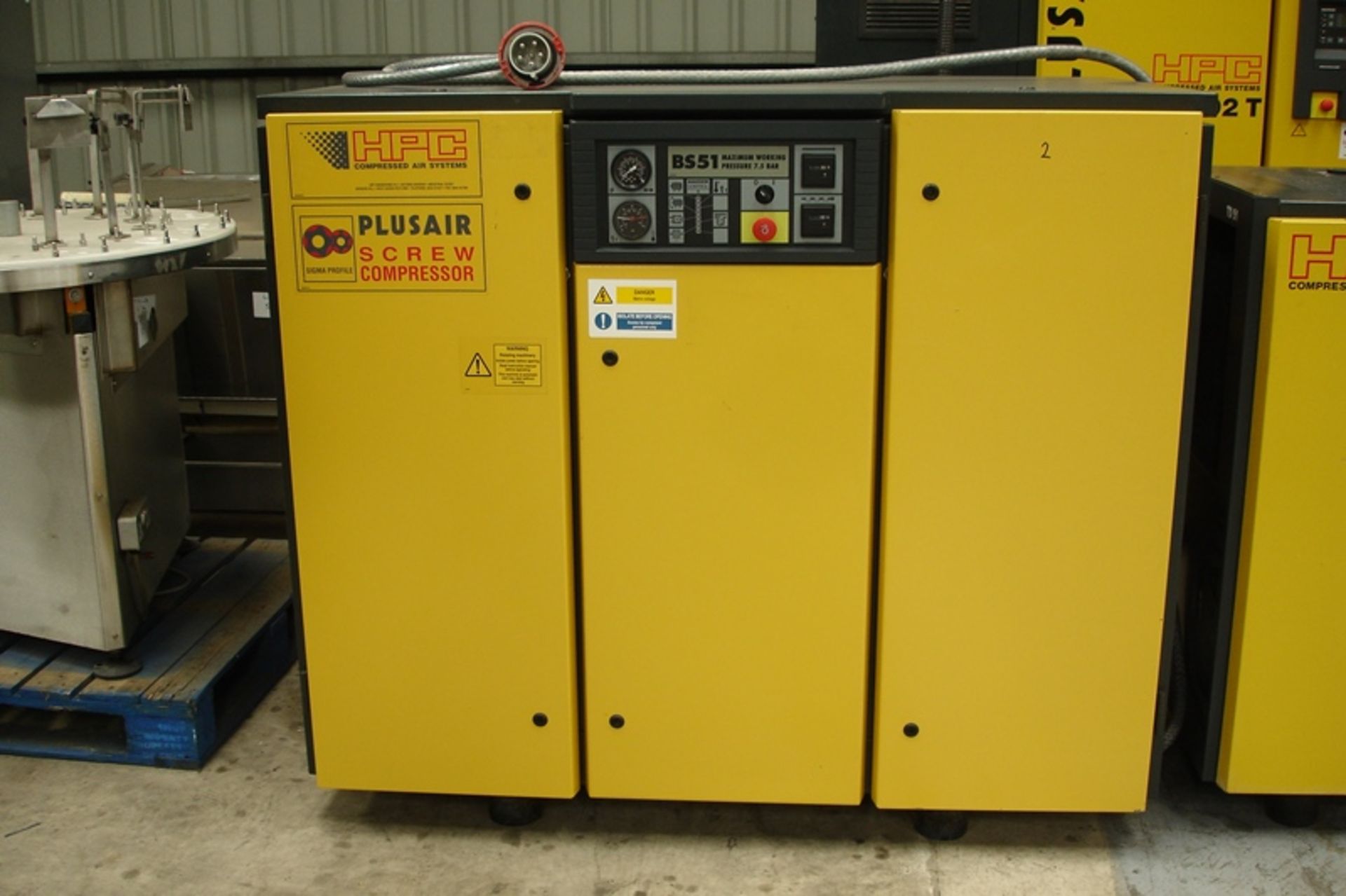 HPC BS51 Compressor with Dryer & Tank - Image 2 of 4