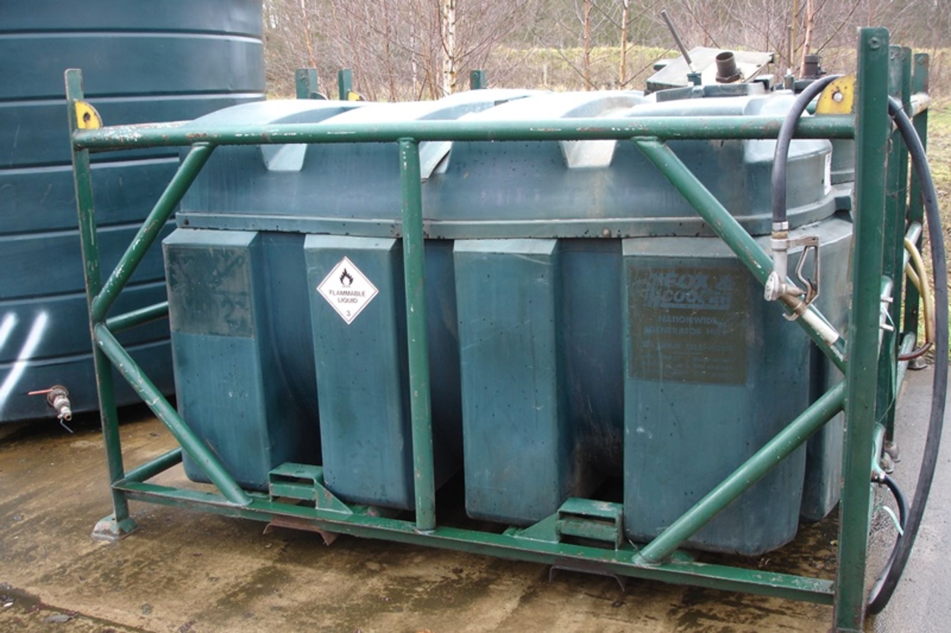 Titan 2500ltr Bunded Diesel Tank In Lifting Frame