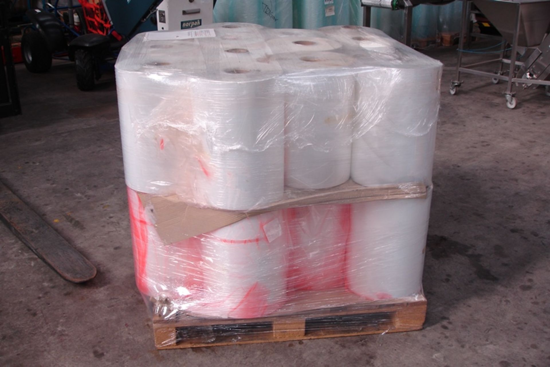 Pallet of Polythene Wrapping Film