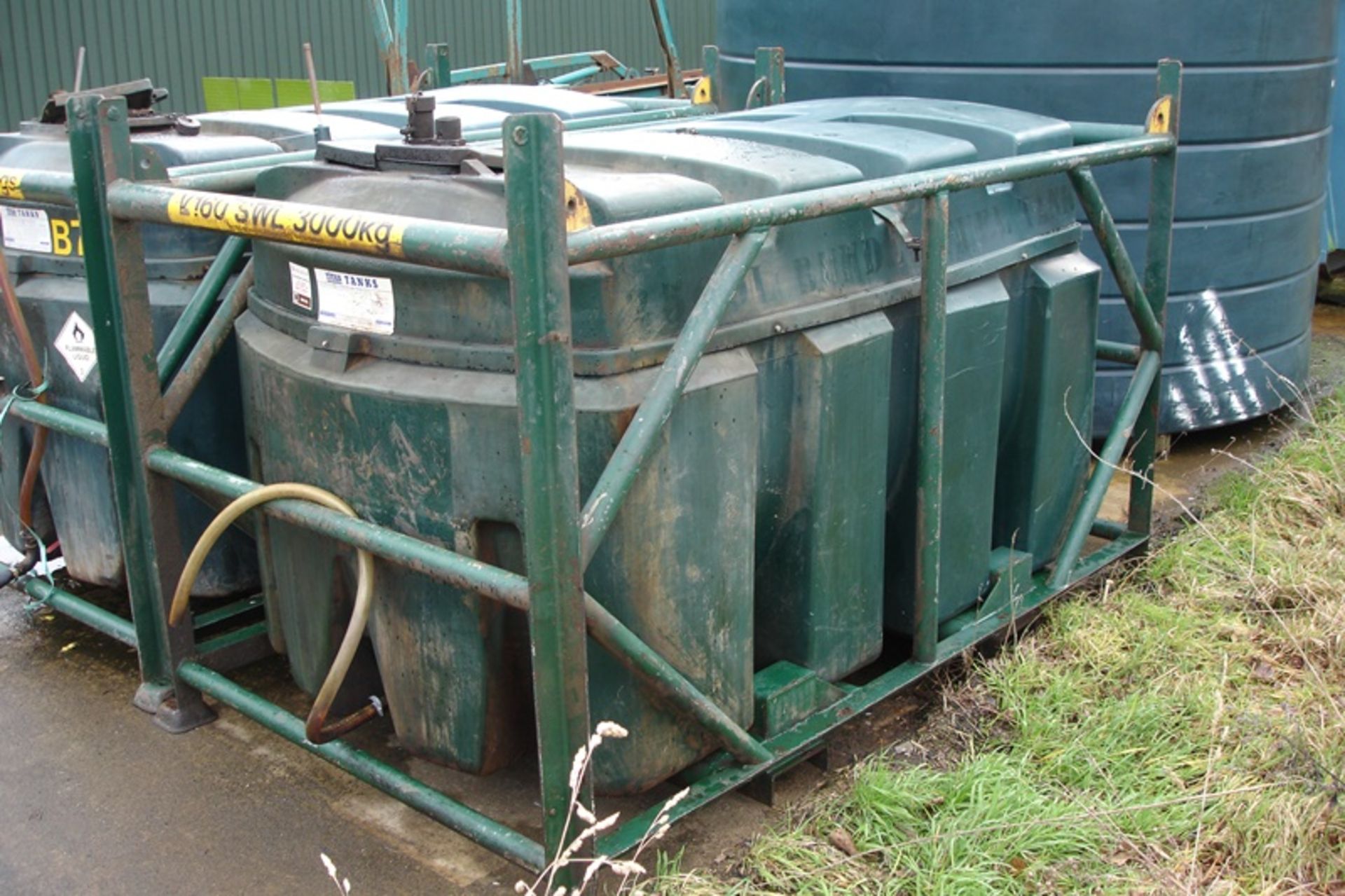 Titan 2500ltr Bunded Diesel Tank In Lifting Frame