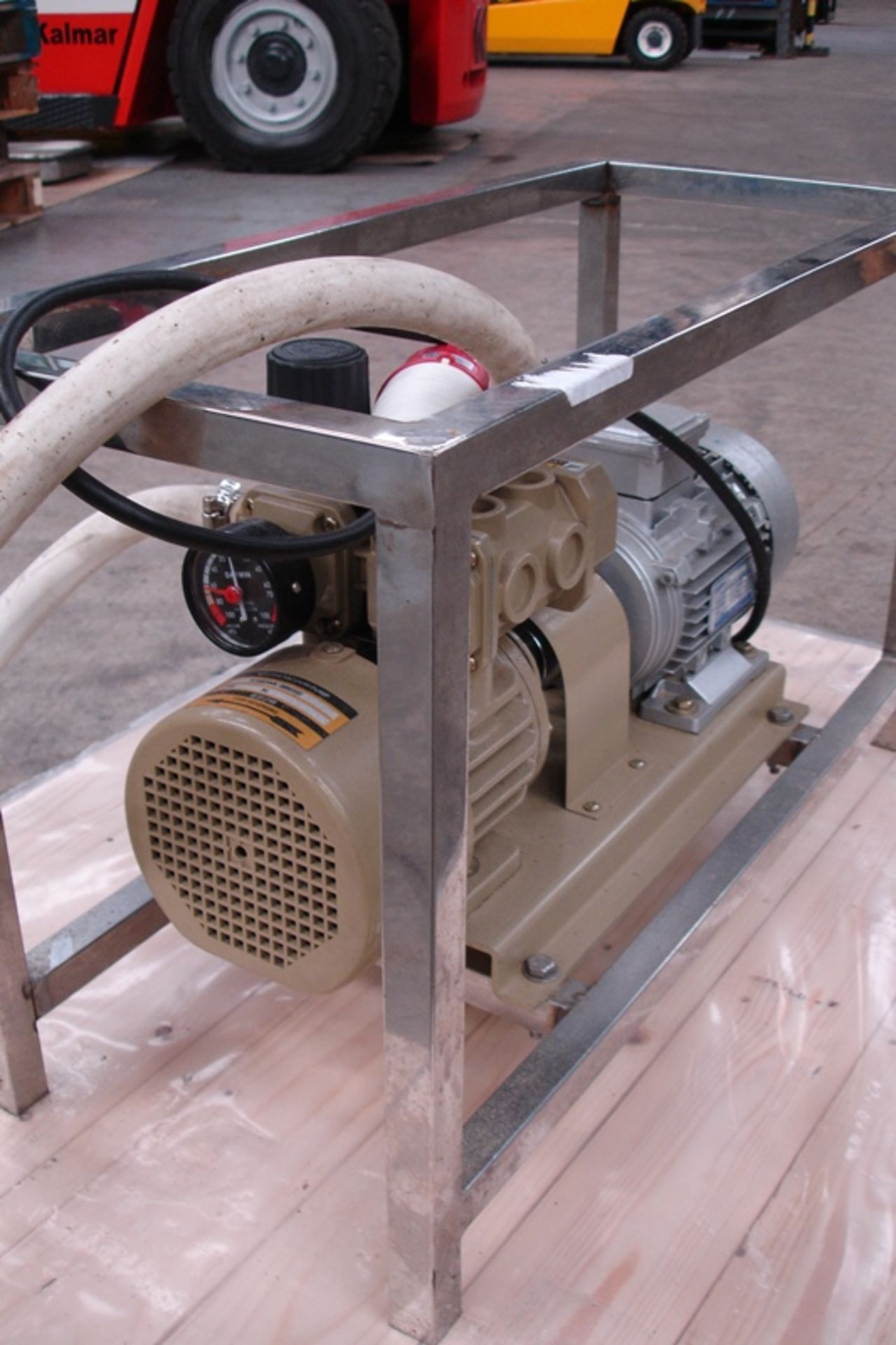 Vacuum Pump in Stainless Steel Frame - Image 2 of 3