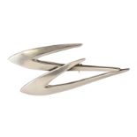 A vintage Danish Sterling Silver bird brooch by Beressen & Lassen. Of abstract form, designed to