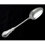 An antique Victorian Sterling Silver Lily pattern basting spoon by George Adams. London 1856. Length