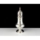 An antique George II Sterling Silver sugar castor / muffineer by John Delmster, London 1753 of