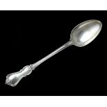 An antique Victorian Sterling Silver Albert pattern basting spoon maker's mark ?DC, London 1844.