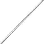 A 7.20 CARAT DIAMOND LINE BRACELET in white gold or platinum, comprising of a single row of round