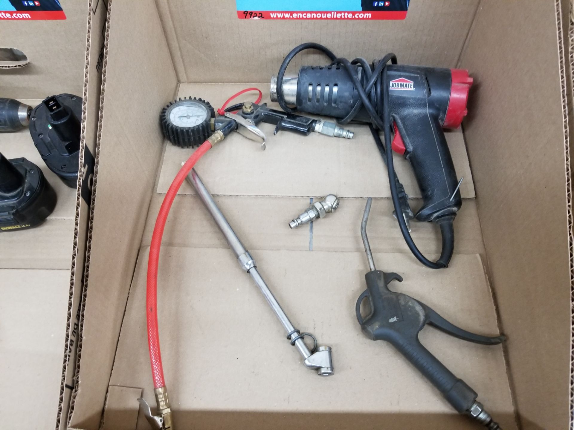 Heat gun, régulateur de pression à pneu, siflet à air et plus #9922