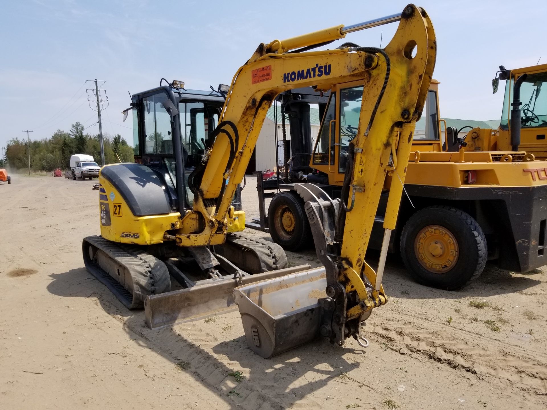 Komatsu PC45MR, 1799 km, produit d'identification; KMTPC207P04006031 avec pouce, Série: 6031 - Image 2 of 11