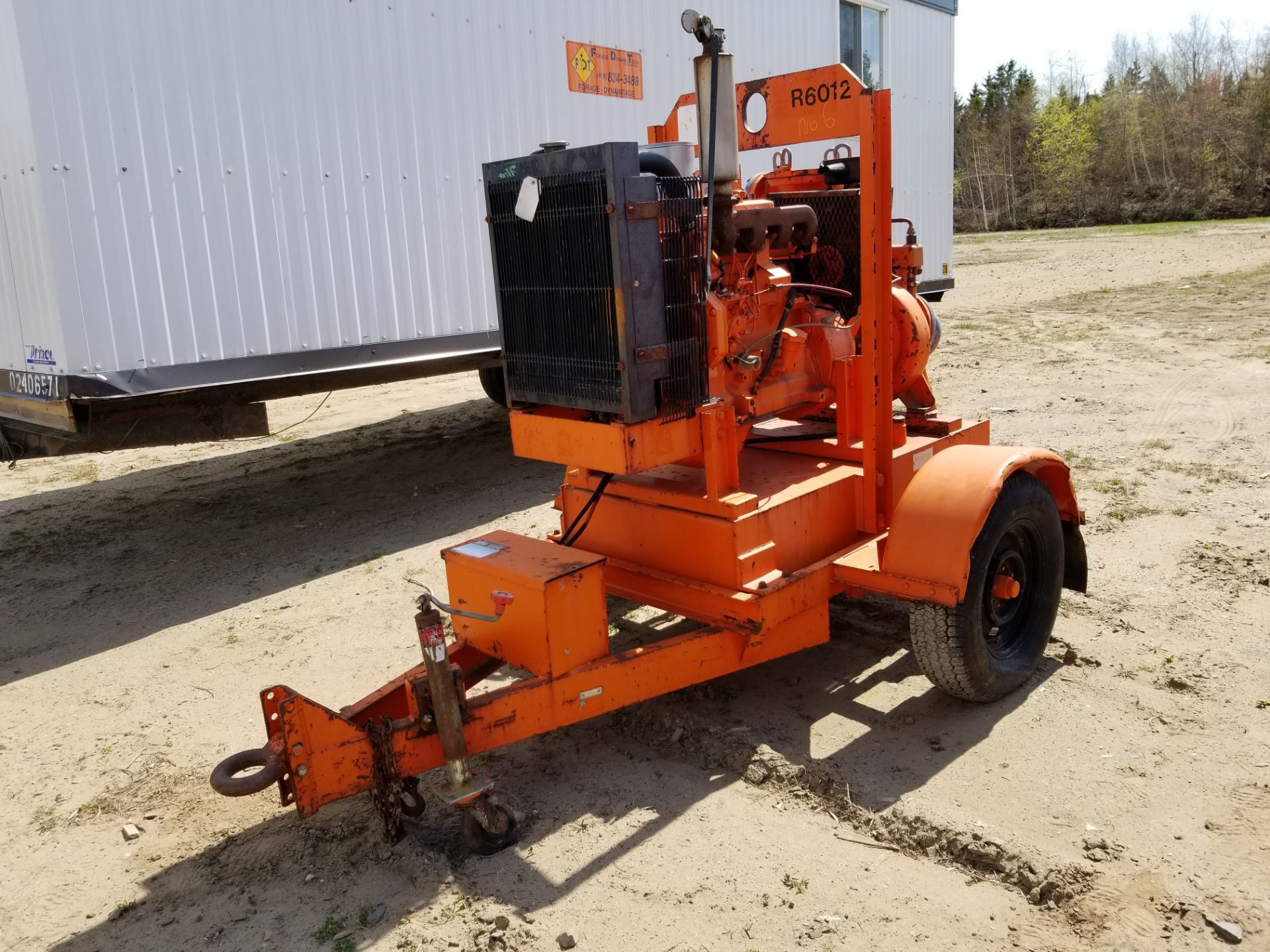 Pompe à eau Godwin CD150M  Godwin DR Prime, 3918 hres, 1 essieux, moteur John Deere 4.5 litres