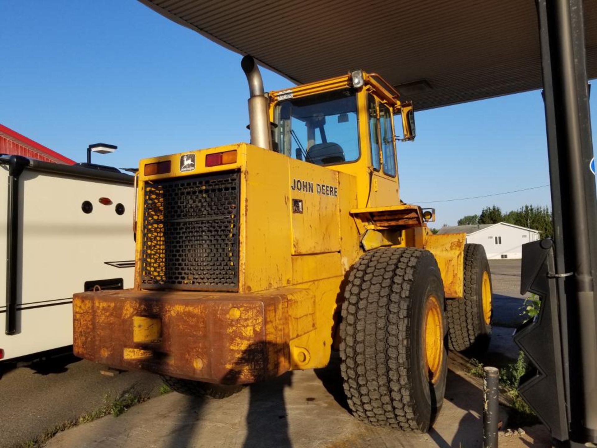 1989 Chargeur sur roues John Deere 644E, 19 109 hres, diesel, pneus 23.5R25 à inspecter #235 - Image 5 of 17