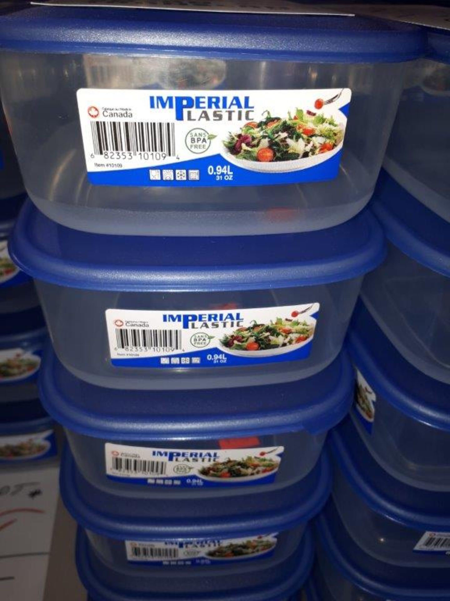 LOT: (35 pcs) SEALED CONTAINERS, 0.94 L