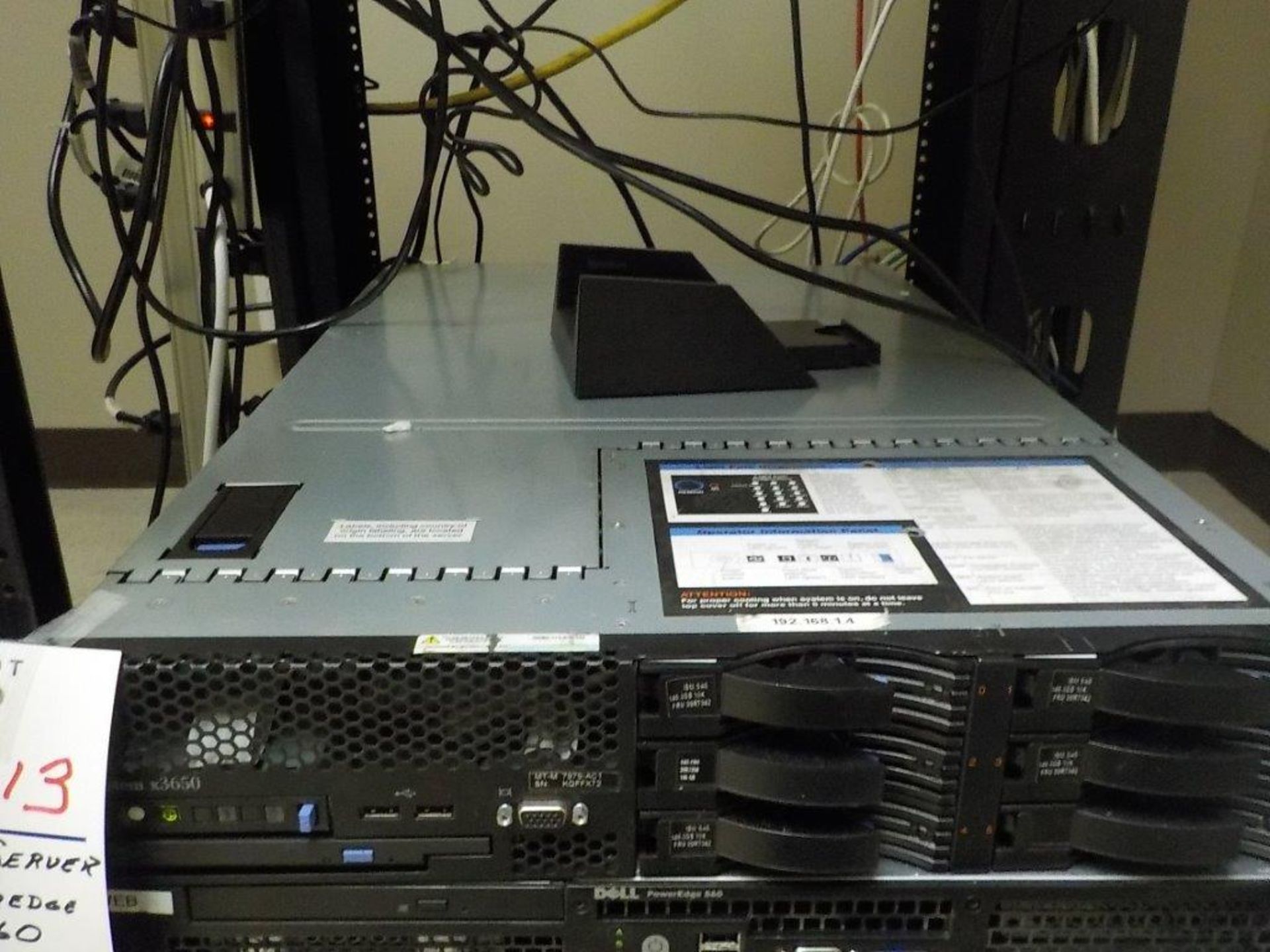 "IBM" SERVER, mod: SYSTEM X3650 - Image 3 of 3