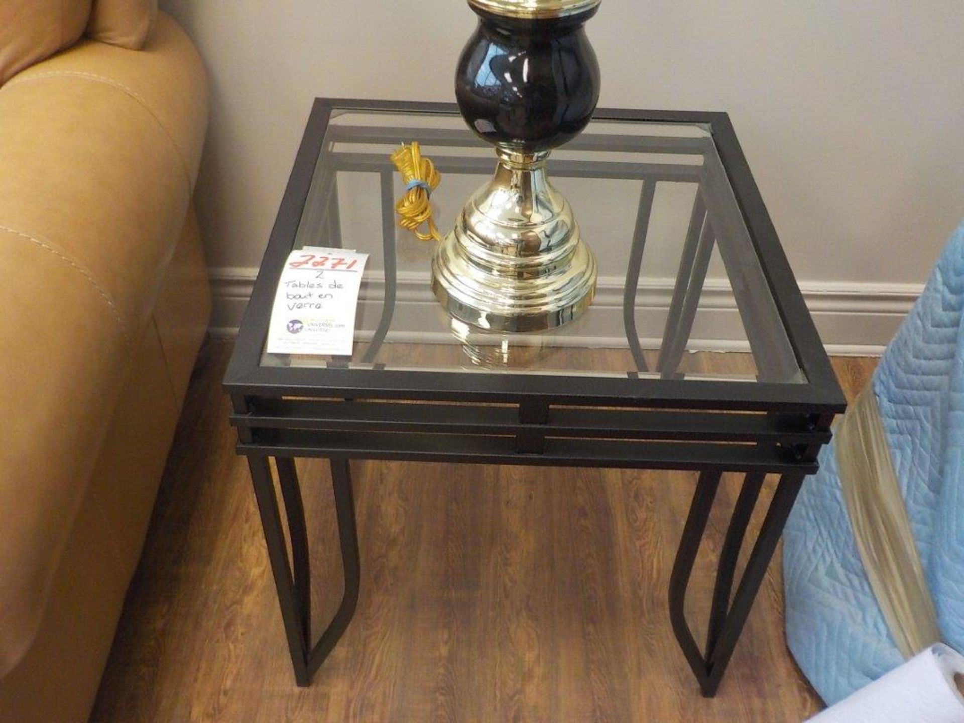 END TABLES, GLASS TOPS