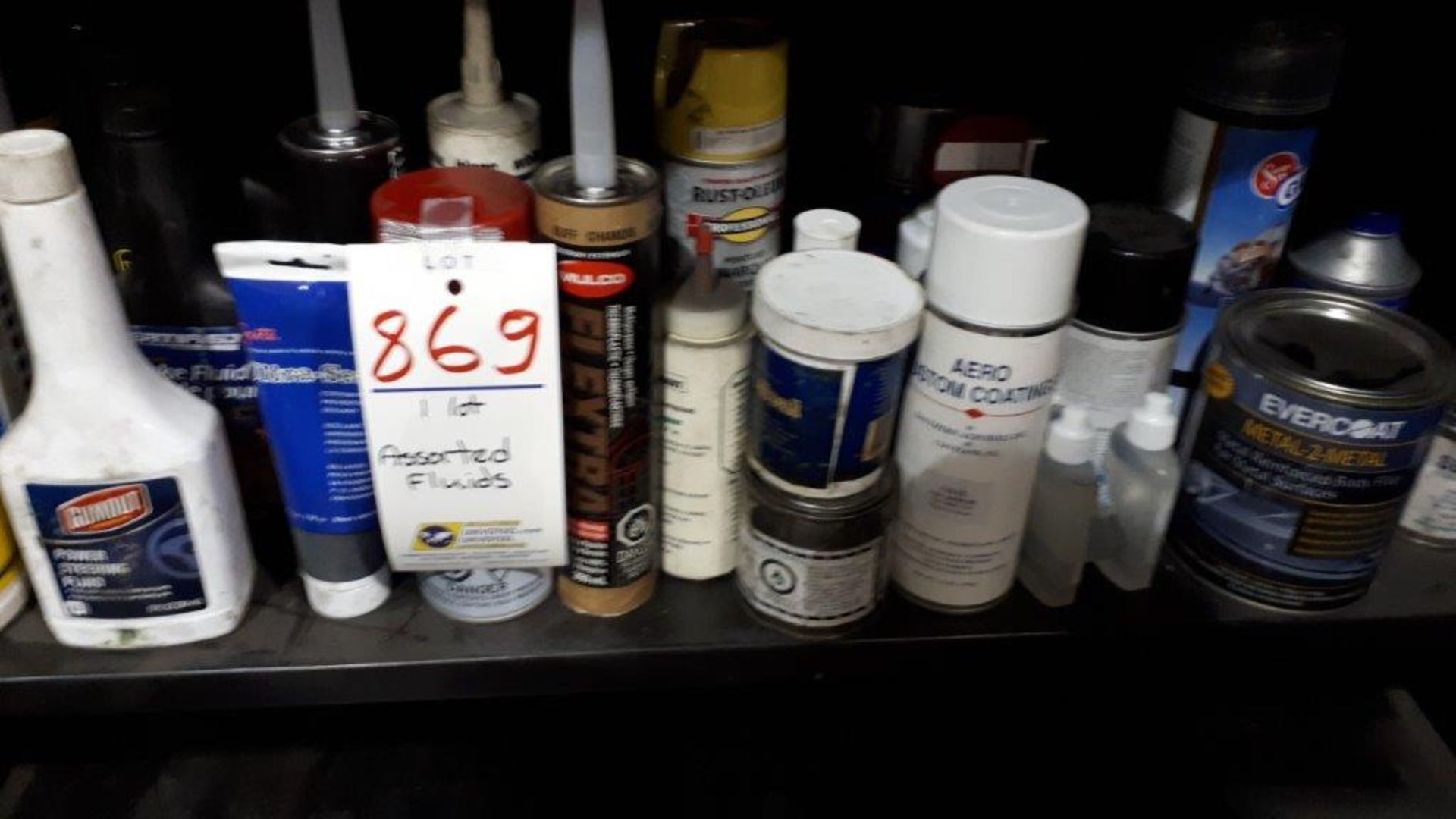 Assorted Fluids (Lot)